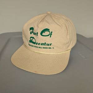 Vtg. Port Of Decatur Snapback